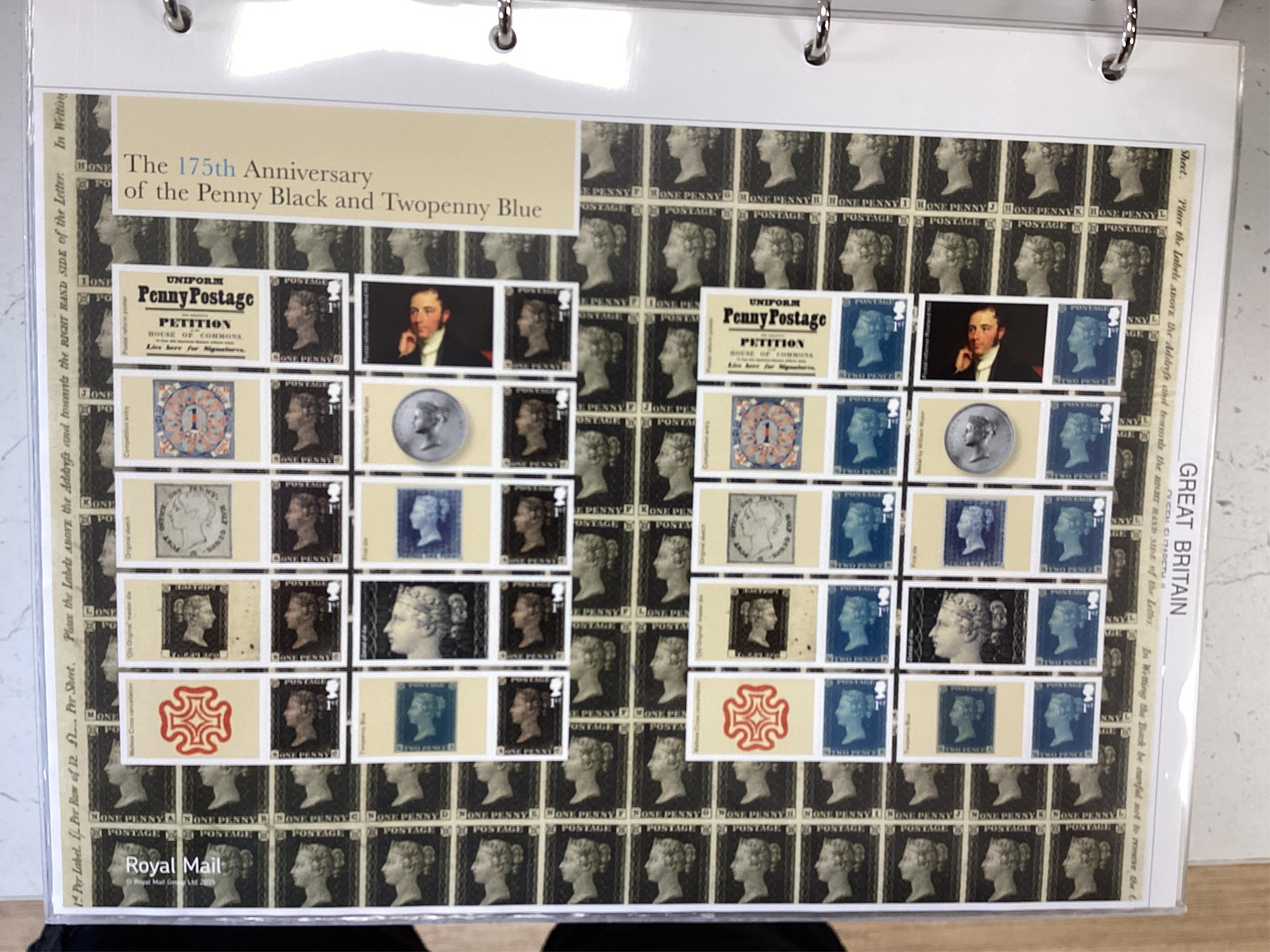 A large collection of Royal Mail Smilers GB FDCs in albums and loose. Condition - varies